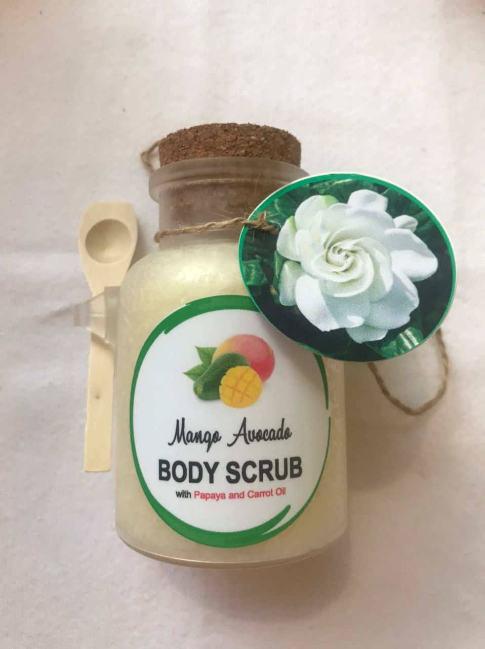 Gardenia Lilly Body Scrub Mango Avocado Shea butter with Papaya oil