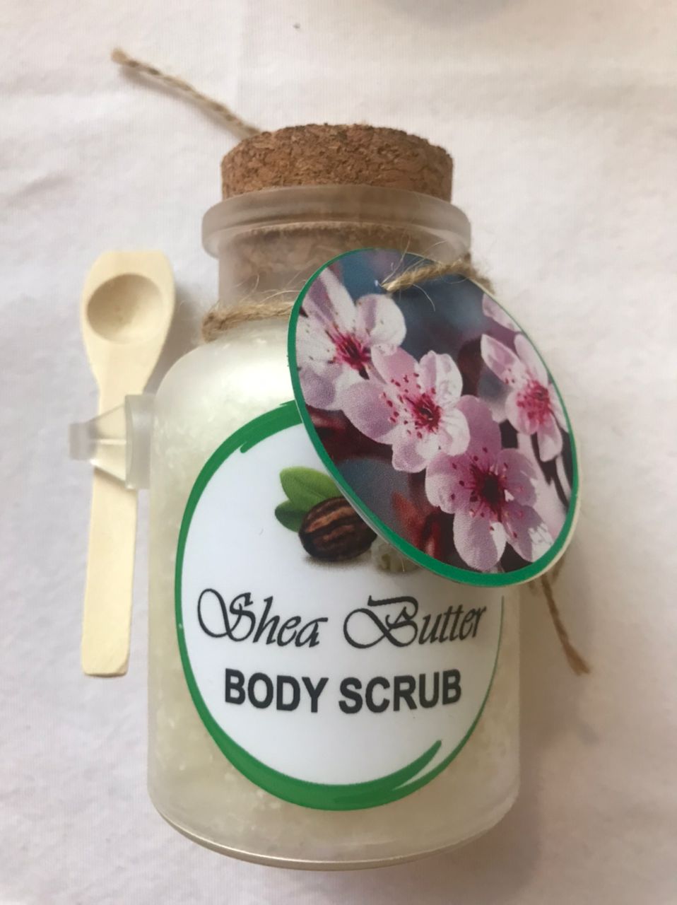 Cherry Blossom Body Scrub with Shea Butter & Moringa Oil